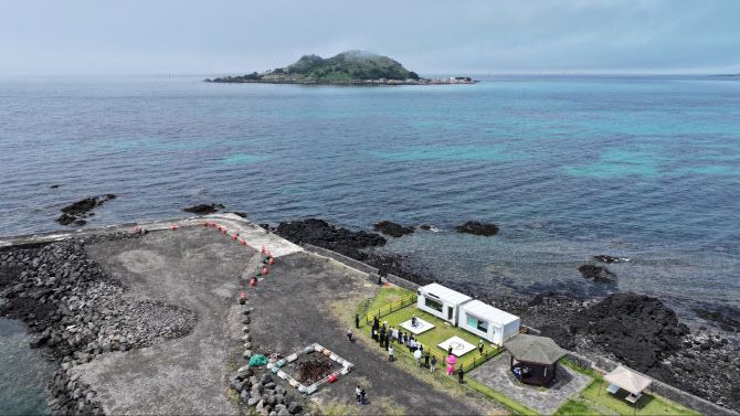 제주 비양도-금능리 드론배송거점 전경. (사진=국토교통부)