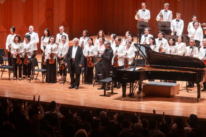 지난 6월 27일 서울 서초구 예술의전당 콘서트홀에서 열린 뉴욕필하모닉오케스트라 내한공연의 한 장면. (사진=마스트미디어)