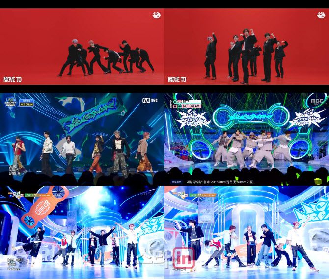 NCT 드림 정규 5집 더블 타이틀곡 ‘BTTF’, ‘칠러’ 무대 영상. (사진=SM엔터테인먼트)