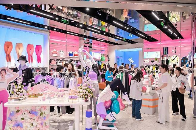 젝시믹스의 중국 10호점 전경. (사진=젝시믹스)