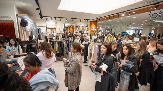 안다르 호주 웨스트필드 시드니 매장 사진. (사진=안다르)