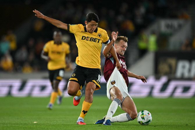 황희찬(울버햄프턴). 사진=AFPBB NEWS