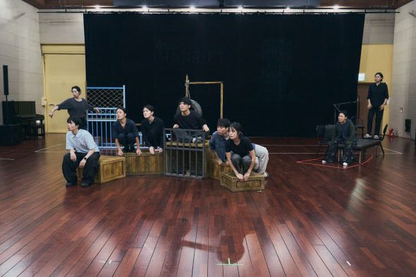 연극 ‘해리엇’의 오픈리허설 모습(사진=강동문화재단).