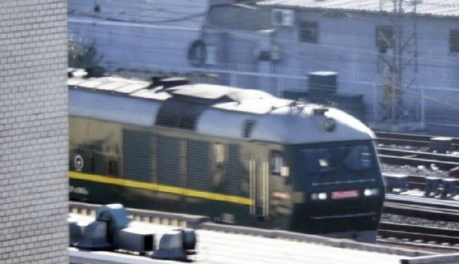 김정은 북한 국무위원장이 지난 2019년 방중 때 이용한 특별열차. (사진=연합뉴스)