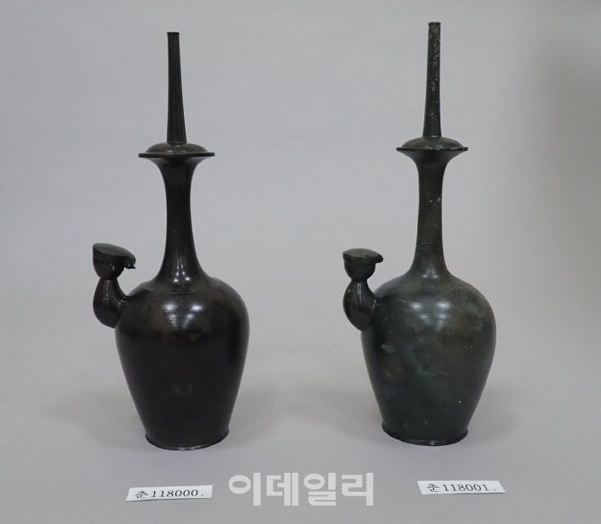 삼척 흥전리사지 출토 청동정병. (사진=국가유산청)