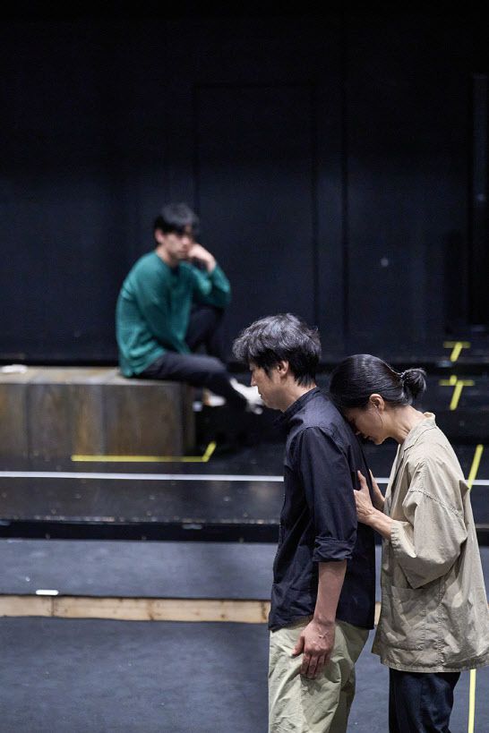 연극 ‘봄밤’의 연습실 모습(사진=우란문화재단).