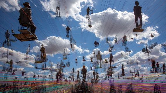 AI 창작뮤지컬 ‘매직이프 AI: 드리+밍’에 등장하는 AI로 제작한 영상(사진=심진우 박사 제공).