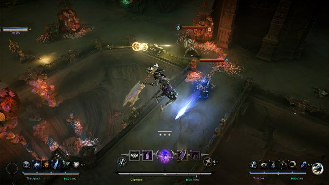 알케론 전투 스크린샷(사진=드림에이지)