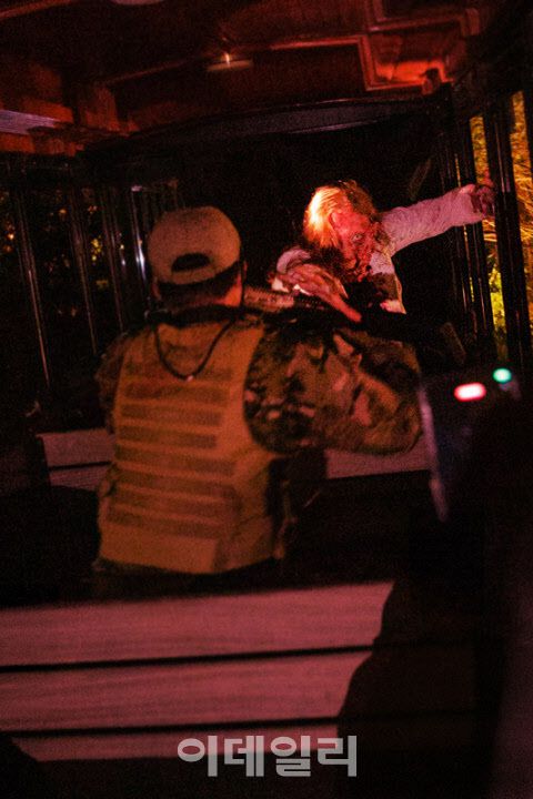 ‘좀비 트레인’ 체험 현장 (사진=에코랜드)