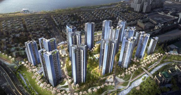 서울 서초구 ‘래미안 트리니원’ 조감도.(사진=삼성물산)