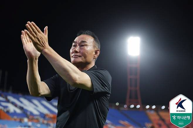 김학범 제주SK 감독(사진=한국프로축구연맹 제공)