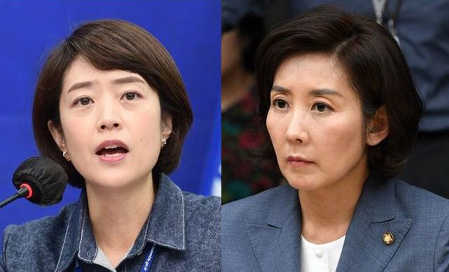 고민정 더불어민주당 의원(왼쪽), 나경원 국민의힘 의원 (사진=연합뉴스)