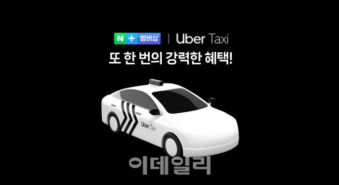 네이버가 우버 택시와 파트너십을 체결하고, 네이버플러스 멤버십 혜택에 우버의 유료 멤버십인 ‘우버 원’ 혜택을 연계한다.(사진=네이버)