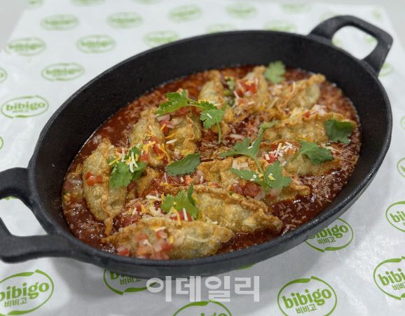 왕교자 만두 엔칠라다