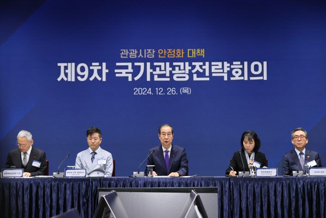 제9차 국가관광전략회의 주재하는 한덕수 총리 (사진=총리실)