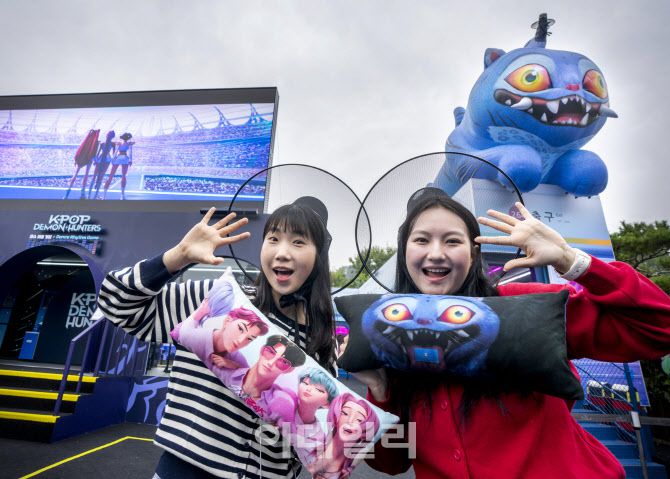 에버랜드 ‘케이팝 데몬 헌터스’ 테마존 현장 (사진=에버랜드)