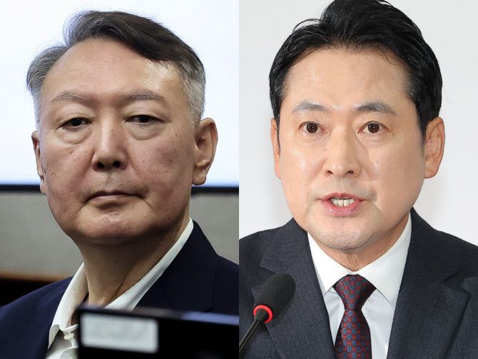 윤석열 전 대통령, 장동혁 국민의힘 대표. (사진=연합뉴스)