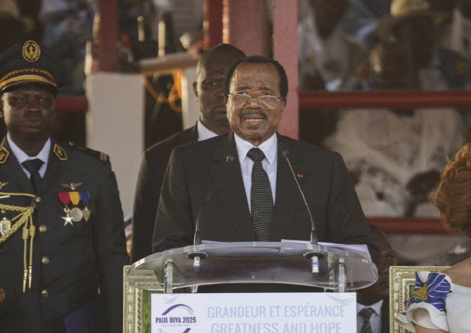 폴 비야 카메룬 대통령. (사진=뉴스1)