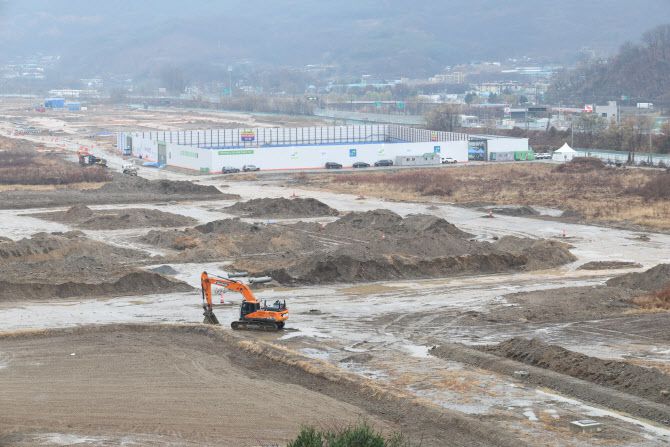 남양주왕숙 진접2지구 공사 현장 전경. (사진=한국토지주택공사)
