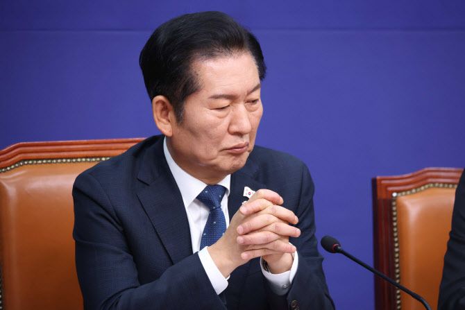 정청래 더불어민주당 대표. (사진=뉴시스)