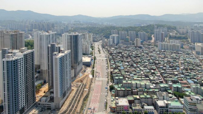 성남시 수정구 시가지 전경.(사진=성남시)