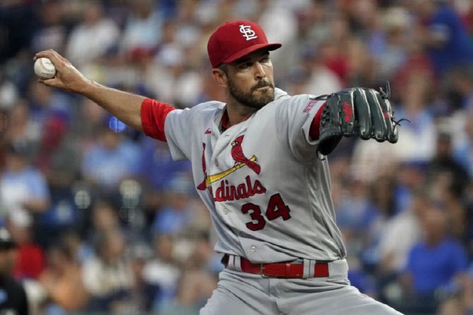 미국프로야구 메이저리그(MLB) 세인트루이스 카디널스 시절 드류 버하겐. 사진=AFPBBNews