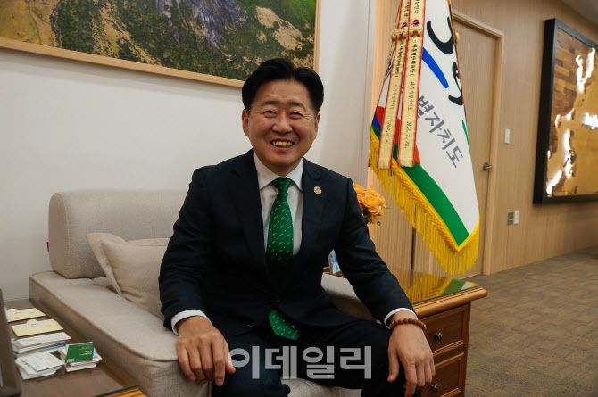 오영훈 제주특별자치도지사 (사진=김명상 기자)