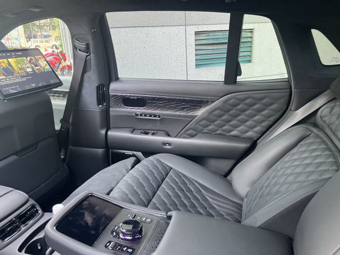 제네시스 G90 롱휠베이스 블랙(사진=정병묵 기자)