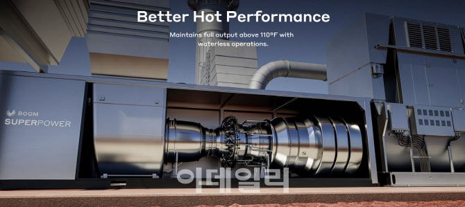 붐 수퍼소닉의 터빈 모습. (사진=붐 수퍼소닉)