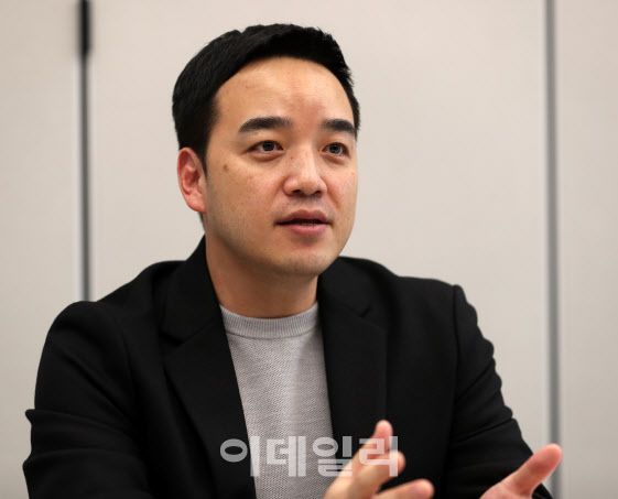 박서하 티맵모빌리티 사업 총괄 부사장이 지난 6일 티맵모빌리티 본사에서 이데일리와 인터뷰를 하고 있다[이데일리 김태형 기자]