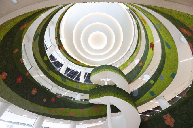 경기도서관의 특징인 나선형 구조.(사진=경기도)