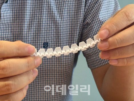 티앤알바이오팹 두개골 임플란트 (사진=임정요 기자)