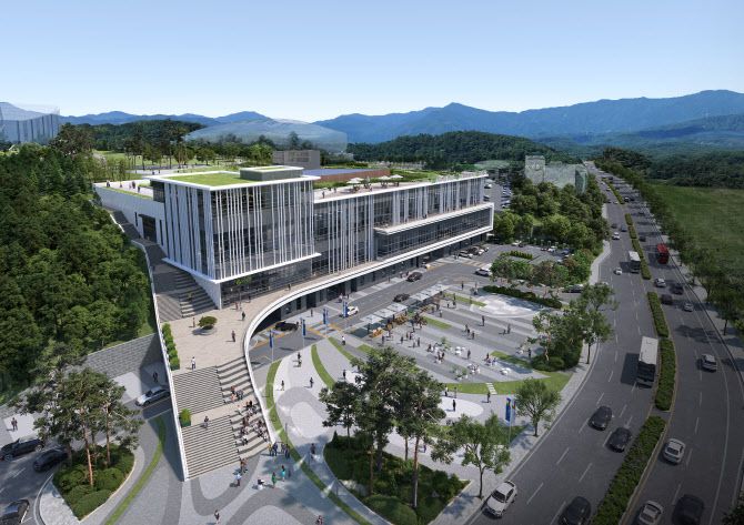 강릉컨벤션뷰로 조감도