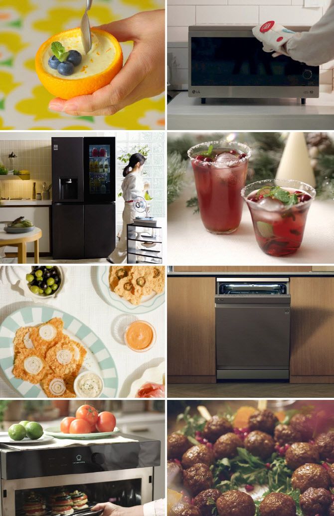 소셜네트워크서비스(SNS) 인스타그램에서 운영 중인 LG전자 글로벌 가전 전문 채널 ‘Life’s Good Kitchen’.(사진=LG전자)