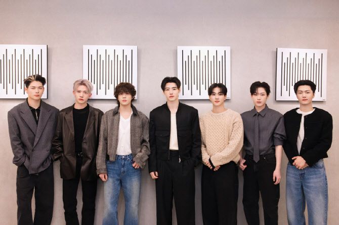 보이그룹 엔하이픈. 왼쪽부터 니키, 희승, 네이크, 성훈, 정원, 선우, 제이(사진=빌리프랩)