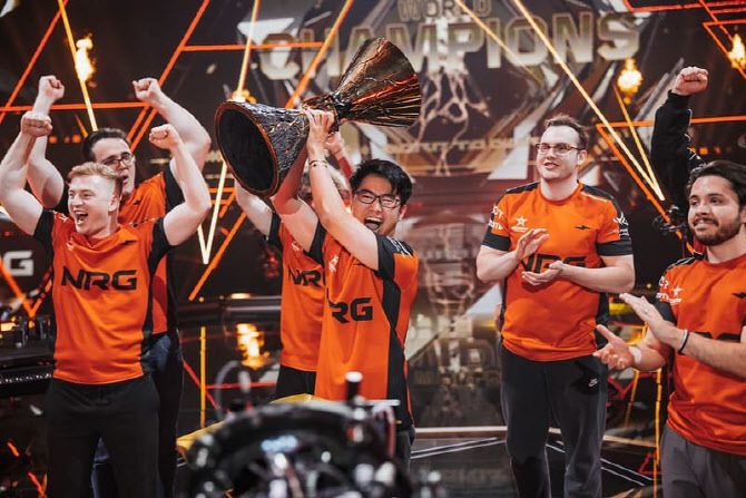 2025 발로란트 챔피언스 파리에서 우승을 차지한 NRG 이스포츠(사진=라이엇 게임즈)