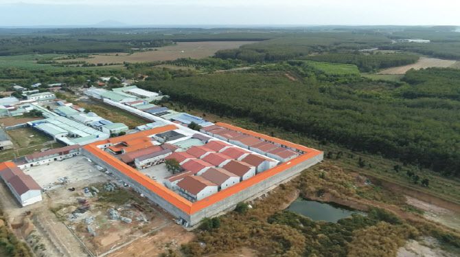 국정원이 20일 공개한 캄보디아 몬돌끼리주 스캠단지. (사진=국정원)