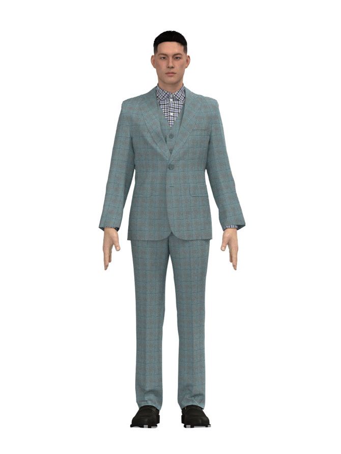 이정구 골드핑거 대표가 선보일 예정인 3차원 가상 피팅 솔루션 이미지. (사진=골드핑거)