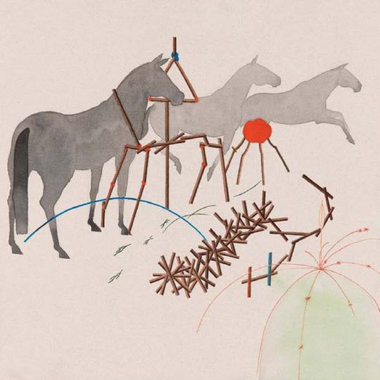 ‘제4회 마하 아트공모전’에서 대상을 수상한 이인서의 ‘마주하는’(사진=곽재선문화재단).