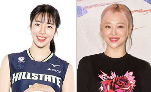 온라인 악성 댓글로 고통받다 세상을 떠난 여자프로배구 선수 출신 고유민(왼쪽)과 가수 겸 방송인 설리./현대건설배구단·스포츠조선