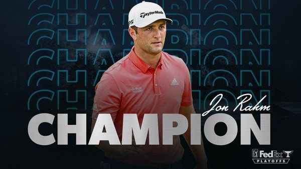 존 람이 PGA 투어 플레이오프 2차전인 BMW 챔피언십 정상에 오르며 통산 5승째를 달성했다./PGA 투어 트위터