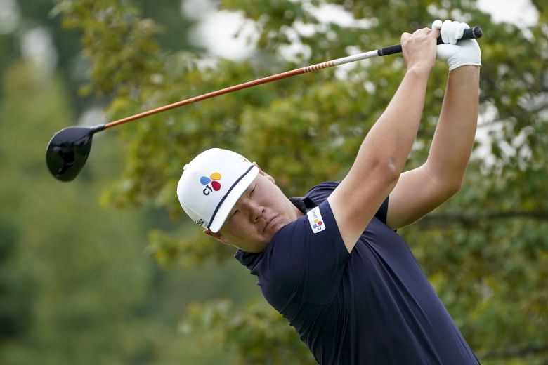 /AP 연합뉴스 US오픈에 첫 출전한 임성재는 첫날 이븐파로 무난하게 출발했다.