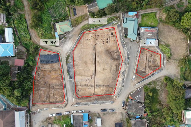 부여 쌍북리 유적 전경. /문화재청