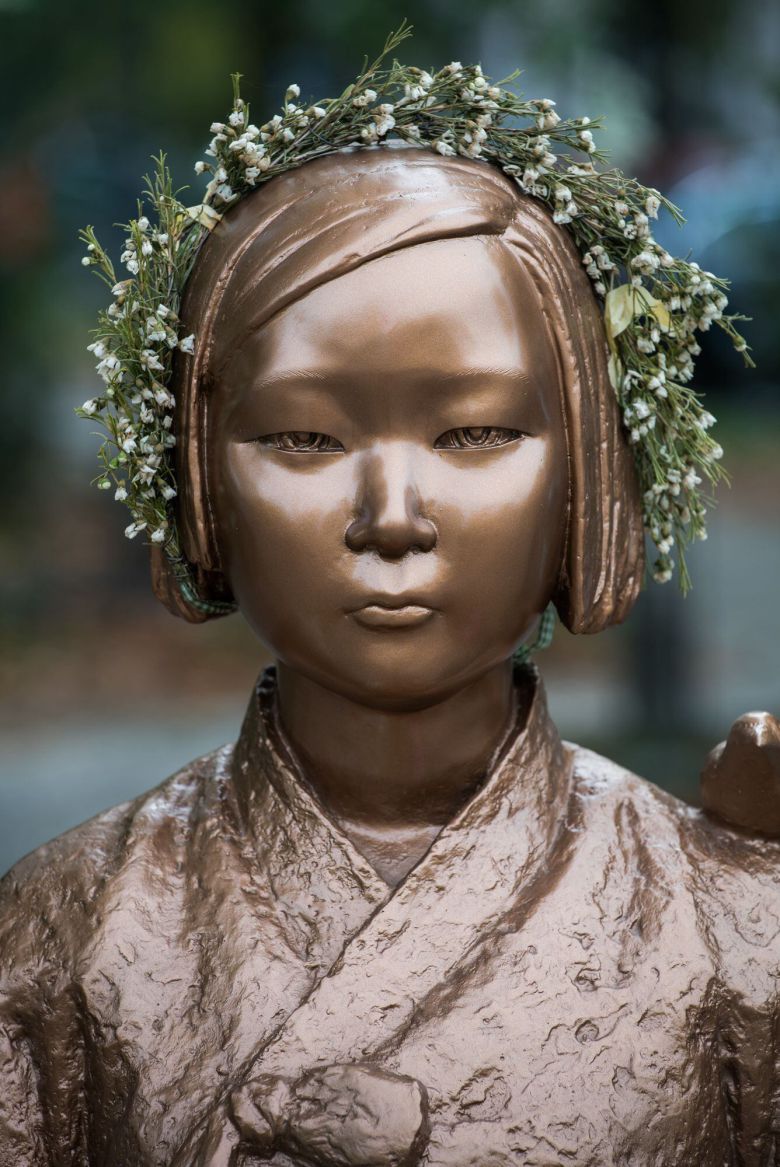 베를린 시내에 세운 평화의 소녀상. /프리츠 슈만씨 제공