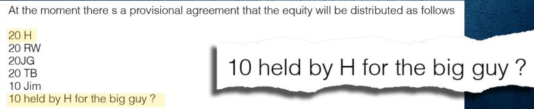 2017년 부통령에서 내려온 조 바이든이 중국 민간에너지기업의 미국내 투자사 지분 10%를 갖고 있다는 것을 보여준다는 이메일 내용.