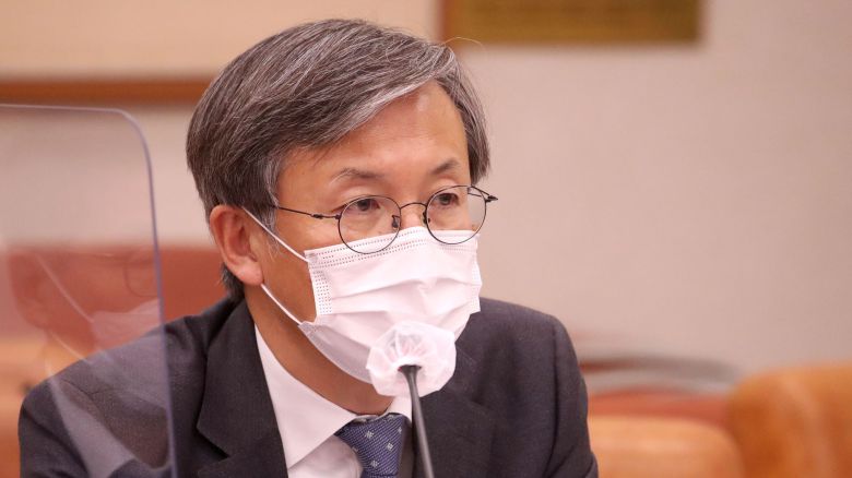 한동수 대검찰청 감찰부장이 10월 22일 서울 여의도 국회에서 열린 법제사법위원회의 대검찰청에 대한 국정감사에서 의원 질의에 답변하고 있다. 2020.10.22 국회사진기자단