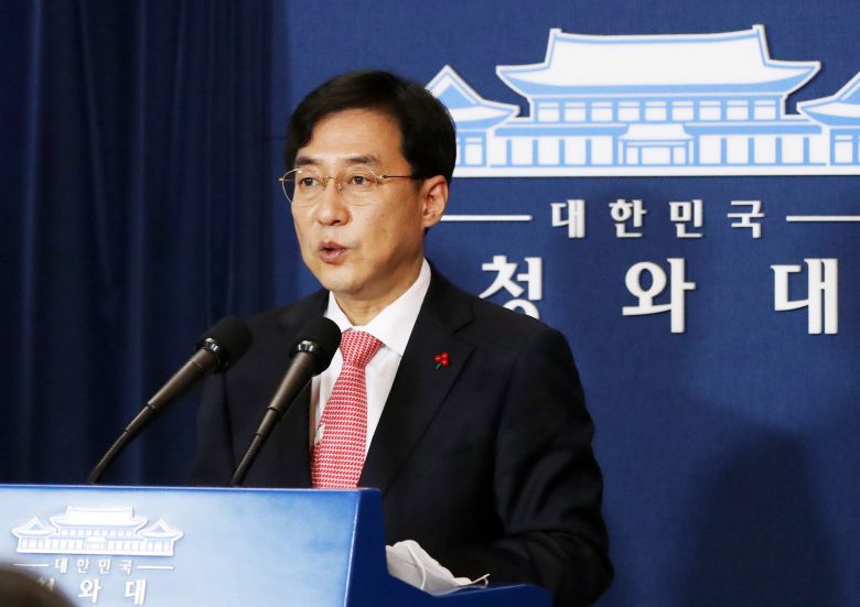 강민석 청와대 대변인. /뉴시스