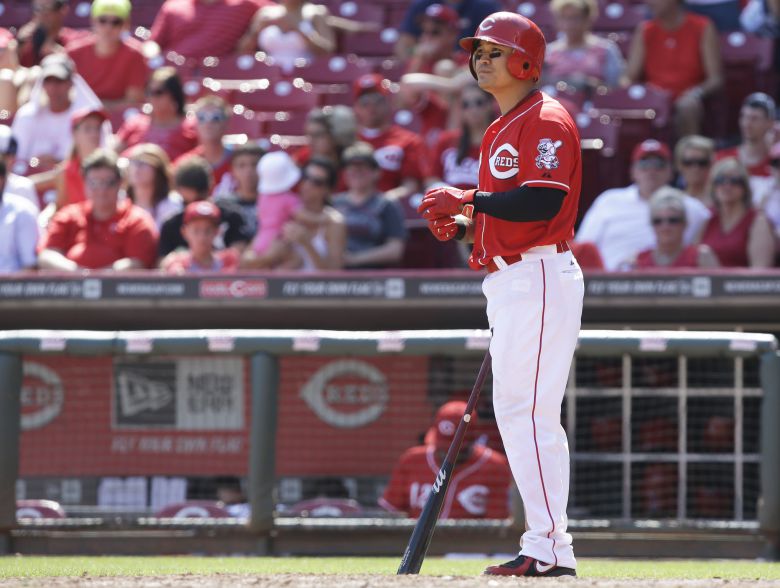 2013시즌 신시내티 레즈에서 뛴 추신수. / 조선일보DB