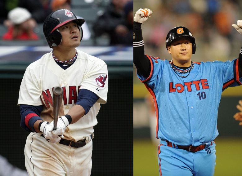 2010년은 추신수와 이대호 모두에게 최고의 시즌이었다. 추신수는 3할-20홈런-20도루에 출루율 4할을 달성했고, 이대호는 타격 7관왕에 올랐다. / 조선일보DB