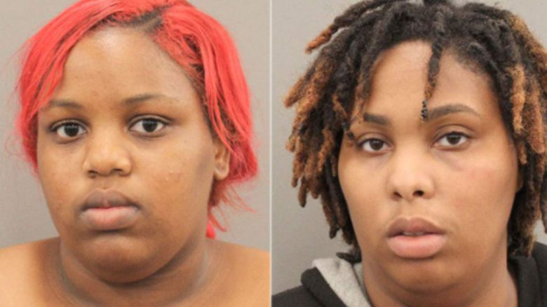 텍사스 휴스턴의 뷰티용품 매장에서 한인 여성에 주먹을 휘두른 다콰이셔 윌리엄스(왼쪽)와 케온드라 영/휴스턴경찰